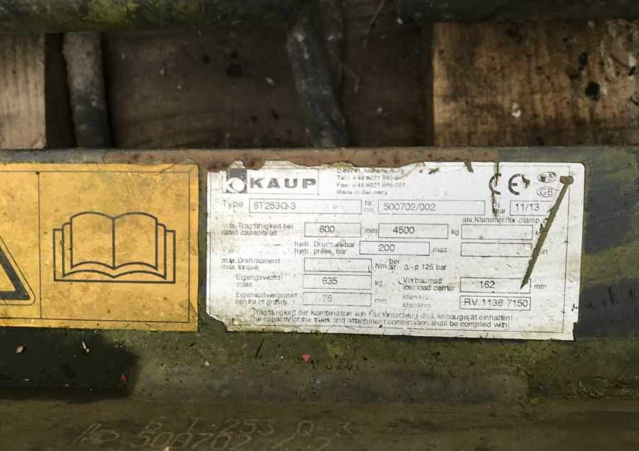 Kaup 6T253Q-3 - Vidlice pre Manipulačná technika: obrázok 1 Kaup 6T253Q-3 - Vidlice pre Manipulačná technika: obrázok 1