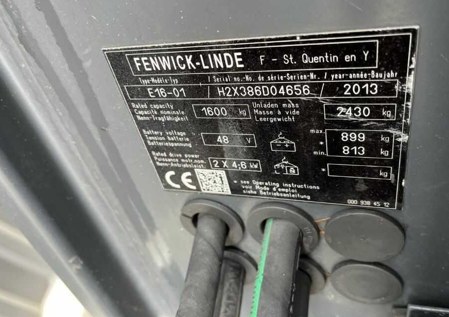 Linde E16-01 - Elektrický vysokozdvižný vozík: obrázok 4 Linde E16-01 - Elektrický vysokozdvižný vozík: obrázok 4