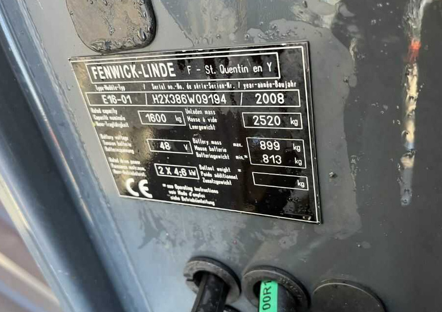 Linde E16-01 - Elektrický vysokozdvižný vozík: obrázok 4 Linde E16-01 - Elektrický vysokozdvižný vozík: obrázok 4