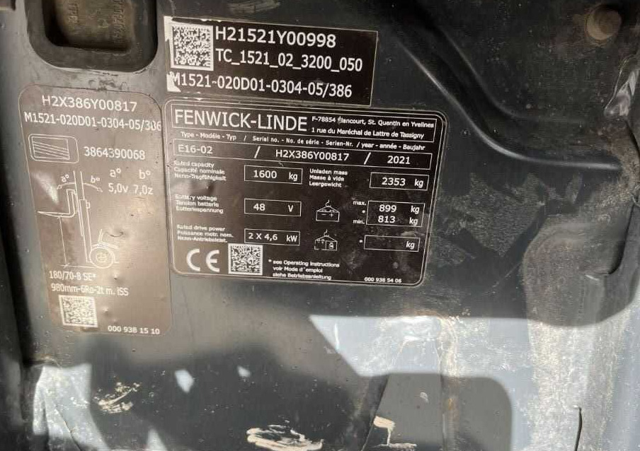 Linde E16-02 - Elektrický vysokozdvižný vozík: obrázok 4 Linde E16-02 - Elektrický vysokozdvižný vozík: obrázok 4