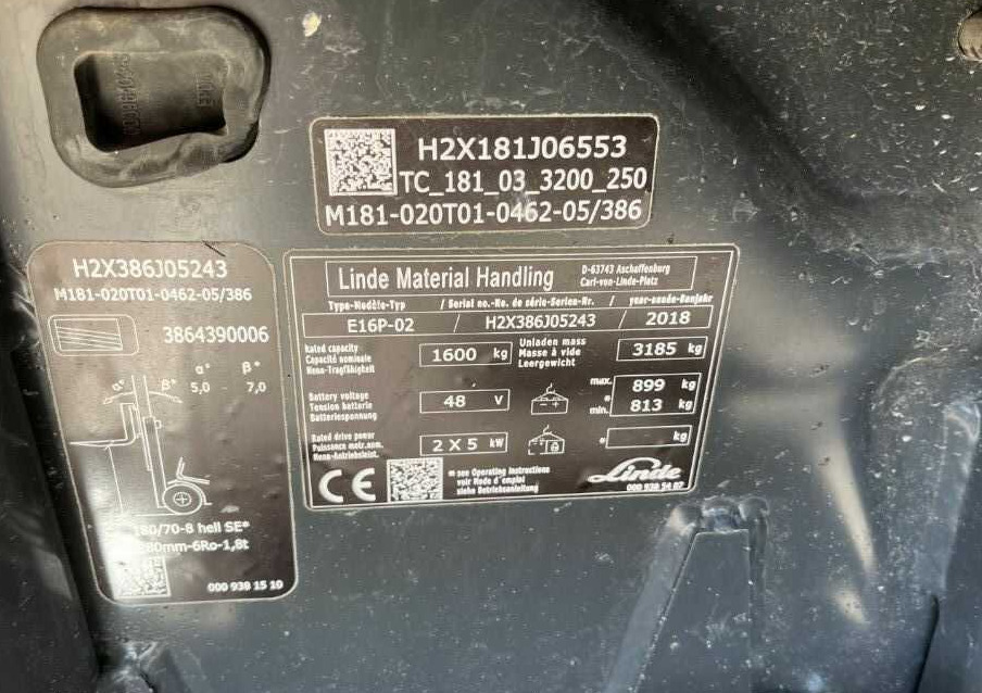 Linde E16P-02 - Elektrický vysokozdvižný vozík: obrázok 4 Linde E16P-02 - Elektrický vysokozdvižný vozík: obrázok 4