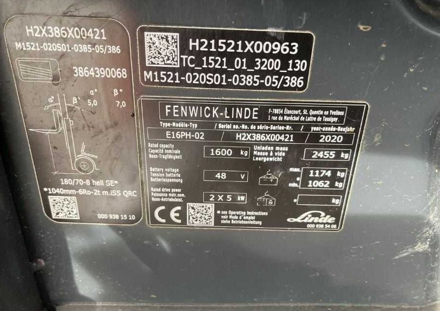 Linde E16PH-02 - Elektrický vysokozdvižný vozík: obrázok 4 Linde E16PH-02 - Elektrický vysokozdvižný vozík: obrázok 4