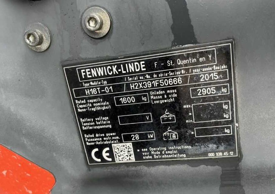 Linde H16T-01 - Plynový vysokozdvižný vozík: obrázok 4 Linde H16T-01 - Plynový vysokozdvižný vozík: obrázok 4
