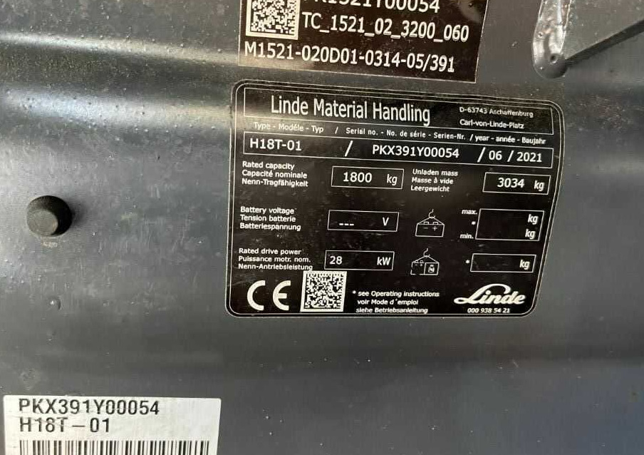 Linde H18T-01 - Plynový vysokozdvižný vozík: obrázok 4 Linde H18T-01 - Plynový vysokozdvižný vozík: obrázok 4