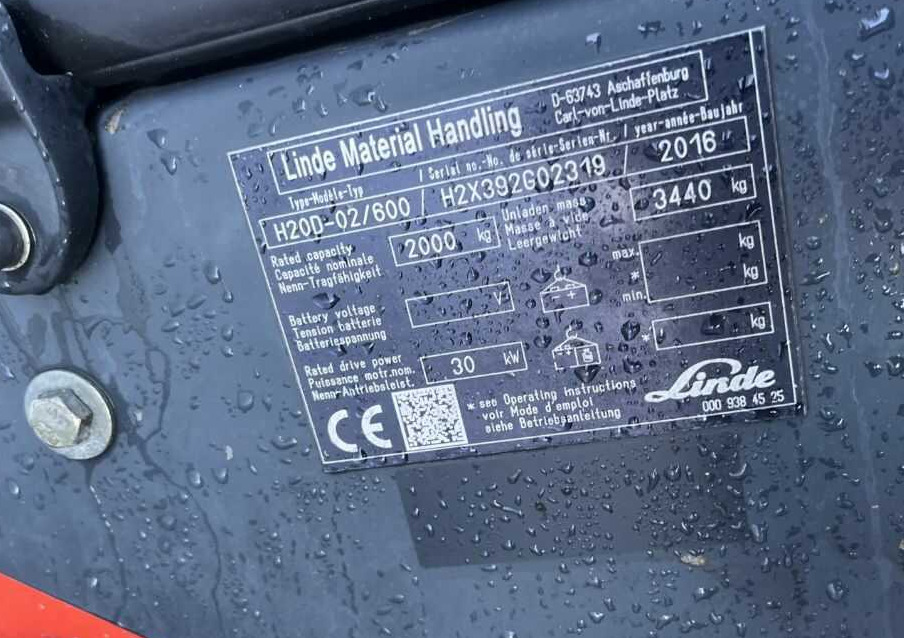 Linde H20D-02/600 - Dieselový vysokozdvižný vozík: obrázok 4 Linde H20D-02/600 - Dieselový vysokozdvižný vozík: obrázok 4