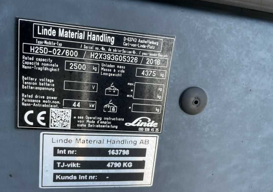 Linde H25D-02/600 - Dieselový vysokozdvižný vozík: obrázok 4 Linde H25D-02/600 - Dieselový vysokozdvižný vozík: obrázok 4