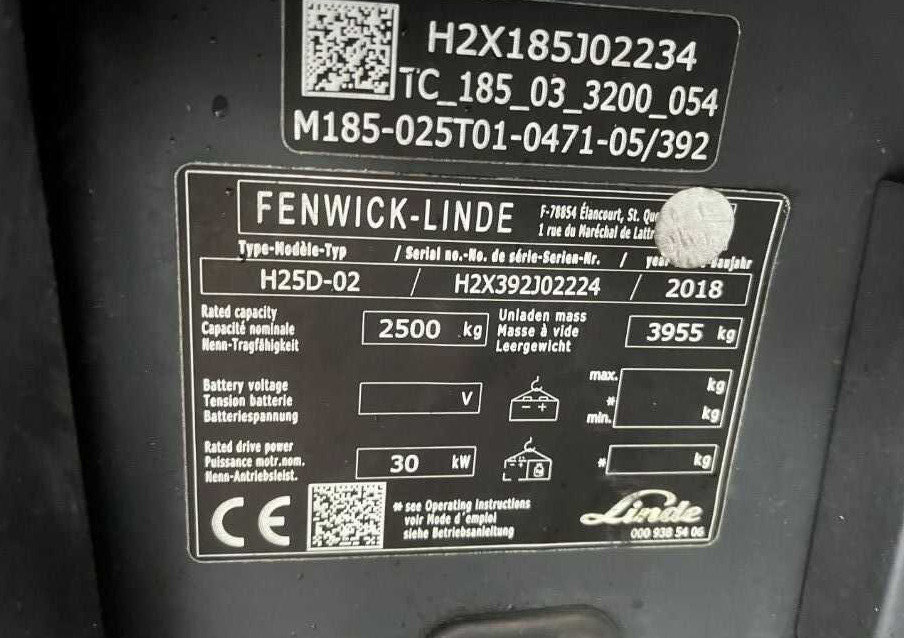 Linde H25D-02 - Dieselový vysokozdvižný vozík: obrázok 4 Linde H25D-02 - Dieselový vysokozdvižný vozík: obrázok 4