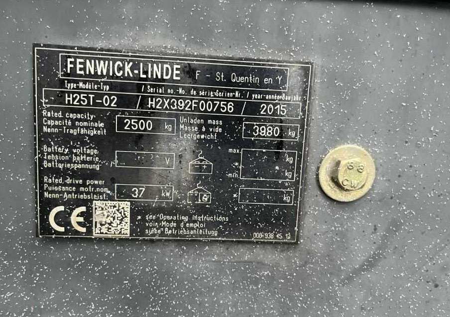 Linde H25T-02 - Plynový vysokozdvižný vozík: obrázok 2 Linde H25T-02 - Plynový vysokozdvižný vozík: obrázok 2