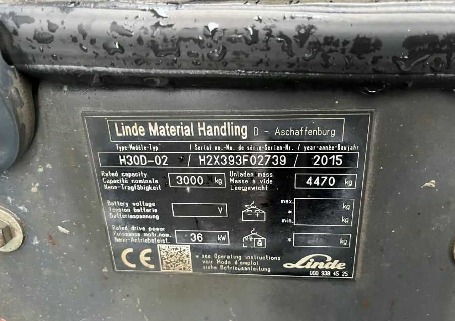 Linde H30D-02 - Dieselový vysokozdvižný vozík: obrázok 4 Linde H30D-02 - Dieselový vysokozdvižný vozík: obrázok 4