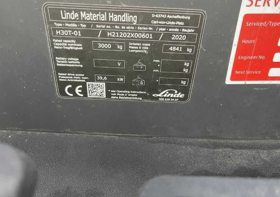 Linde H30T-01 - Plynový vysokozdvižný vozík: obrázok 4 Linde H30T-01 - Plynový vysokozdvižný vozík: obrázok 4
