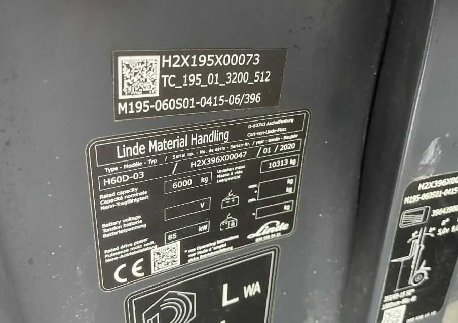 Linde H60D-03 - Dieselový vysokozdvižný vozík: obrázok 4 Linde H60D-03 - Dieselový vysokozdvižný vozík: obrázok 4