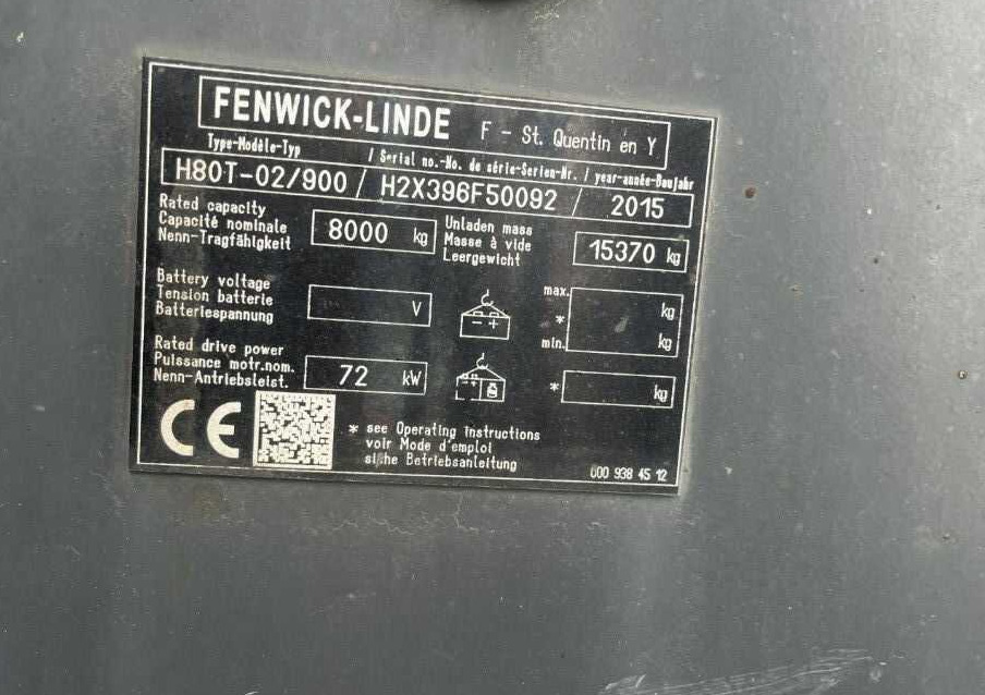 Linde H80T-02/900 - Plynový vysokozdvižný vozík: obrázok 4 Linde H80T-02/900 - Plynový vysokozdvižný vozík: obrázok 4