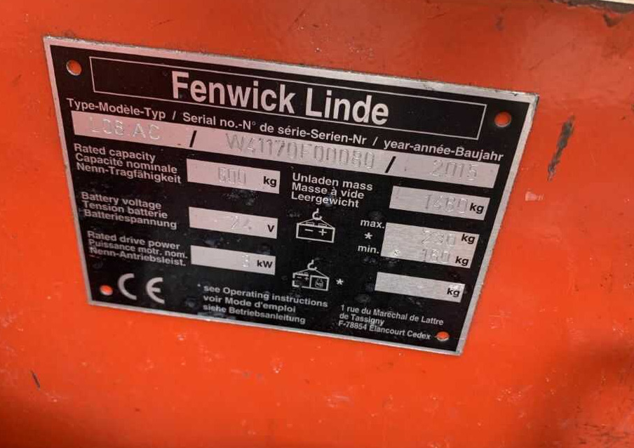 Linde L06AC - Stohovač: obrázok 4 Linde L06AC - Stohovač: obrázok 4
