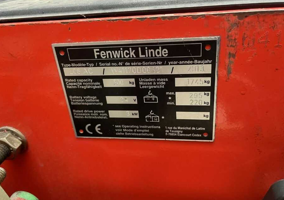 Linde L06AC - Stohovač: obrázok 4 Linde L06AC - Stohovač: obrázok 4