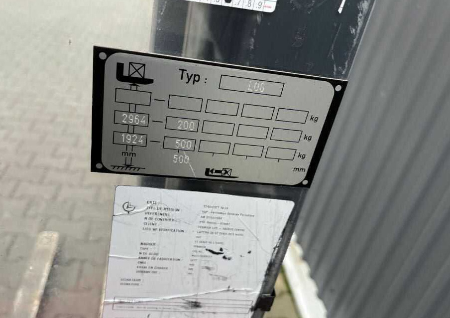 Linde L06AC - Stohovač: obrázok 5 Linde L06AC - Stohovač: obrázok 5