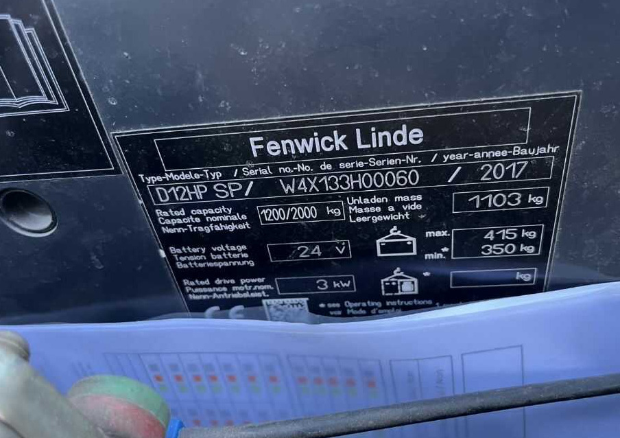 Linde L12LHP - Stohovač: obrázok 4 Linde L12LHP - Stohovač: obrázok 4