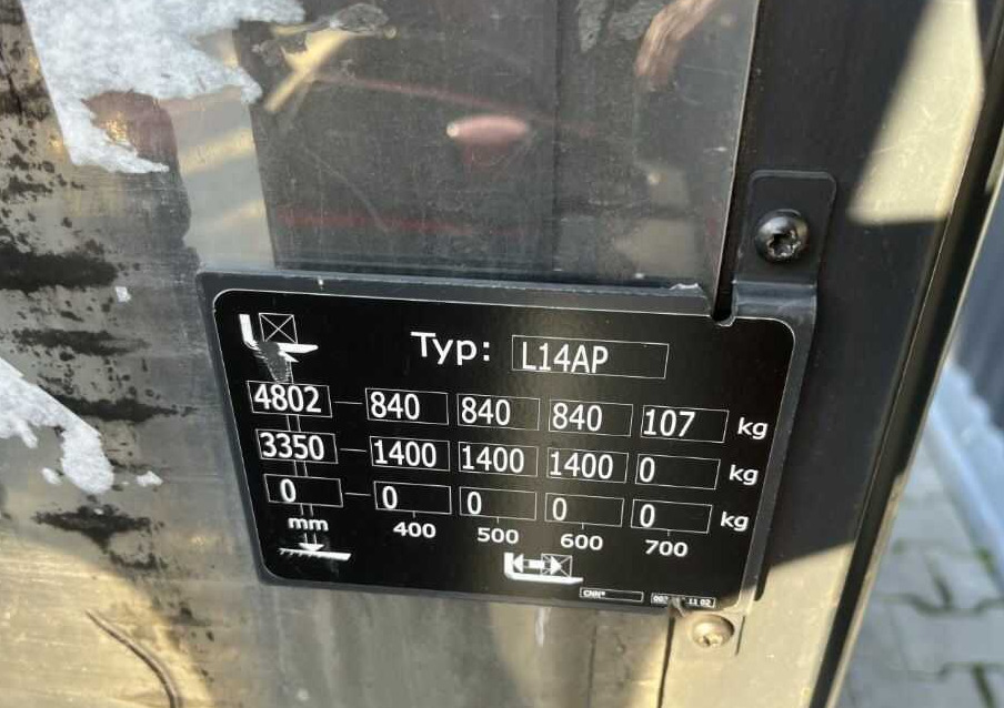Linde L14AP - Stohovač: obrázok 5 Linde L14AP - Stohovač: obrázok 5