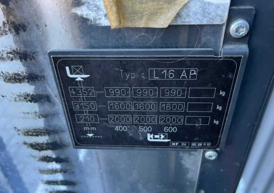 Linde L16APi - Stohovač: obrázok 5 Linde L16APi - Stohovač: obrázok 5