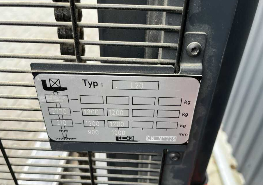 Linde L20 - Stohovač: obrázok 5 Linde L20 - Stohovač: obrázok 5