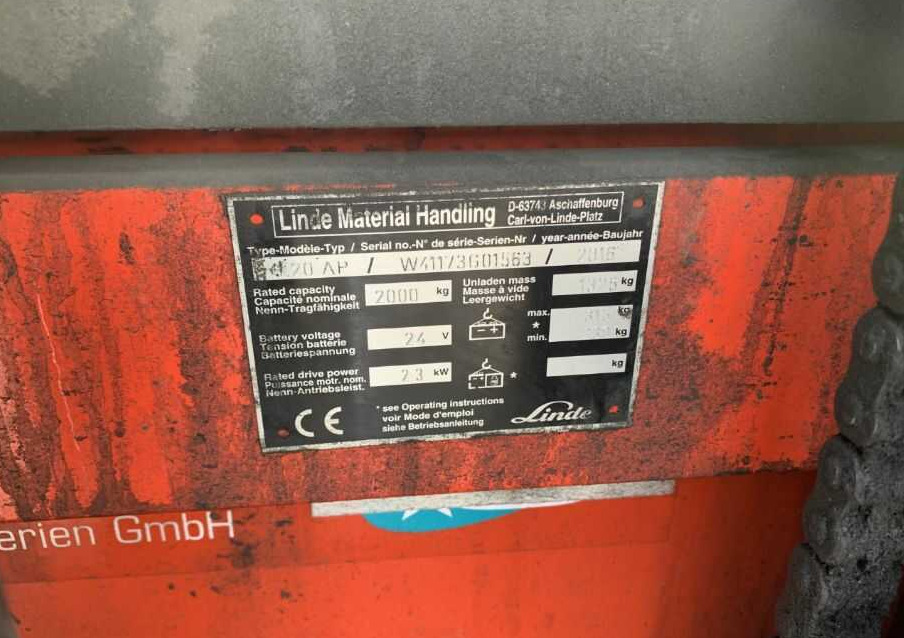 Linde L20AP - Stohovač: obrázok 2 Linde L20AP - Stohovač: obrázok 2