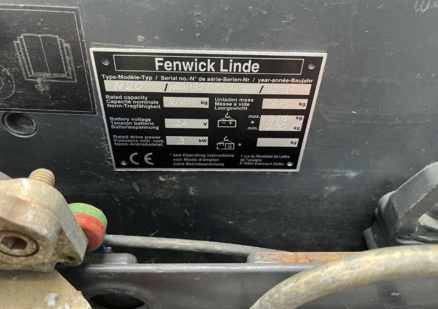 Linde N20 - Vychystávací vozík: obrázok 4 Linde N20 - Vychystávací vozík: obrázok 4