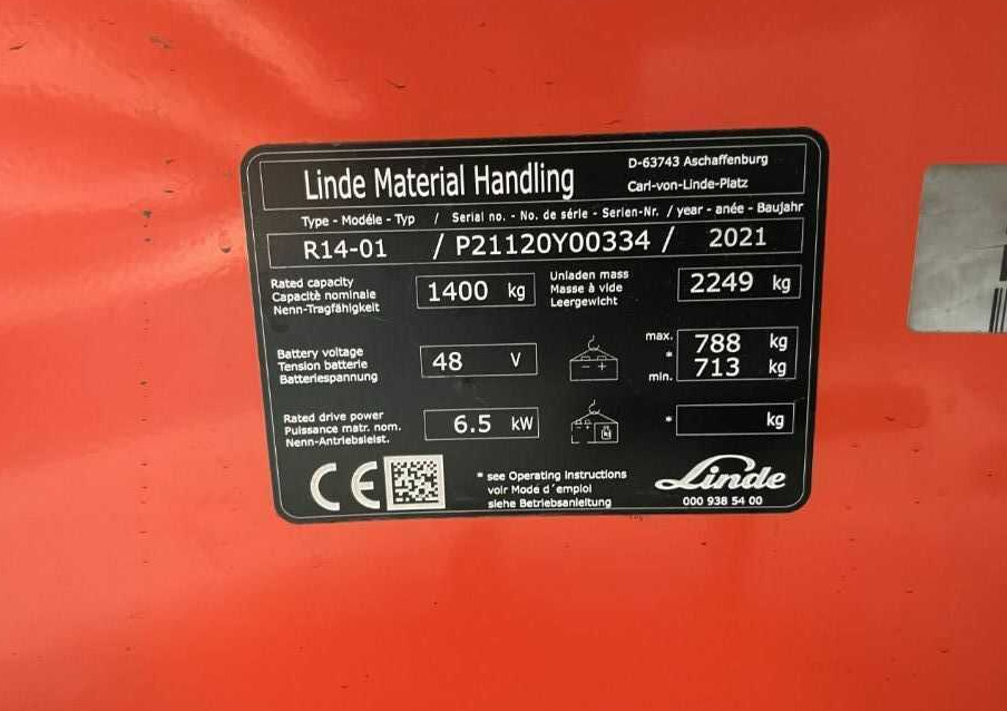 Linde R14-01 - Skladový zakladač: obrázok 4 Linde R14-01 - Skladový zakladač: obrázok 4