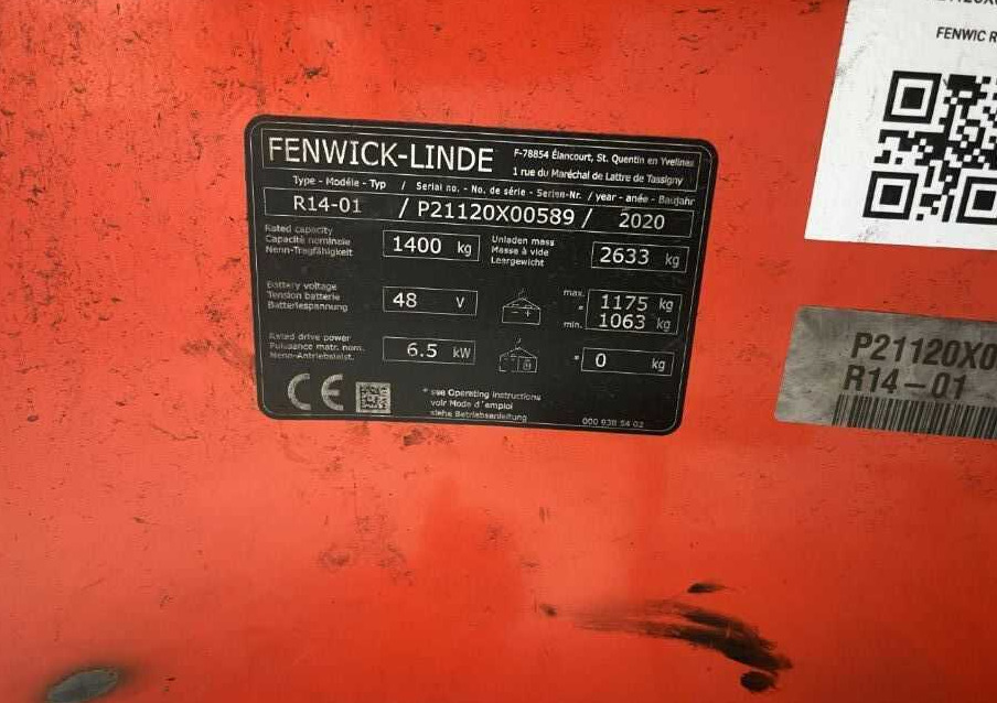Linde R14 - Skladový zakladač: obrázok 4 Linde R14 - Skladový zakladač: obrázok 4