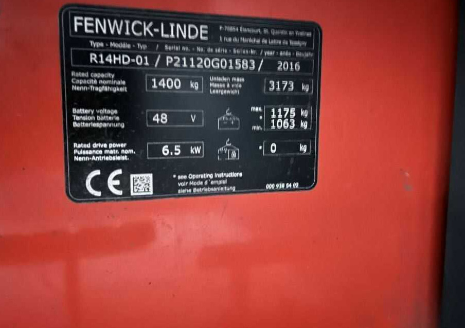 Linde R14HD-01 - Stohovač: obrázok 5 Linde R14HD-01 - Stohovač: obrázok 5