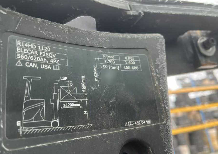 Linde R14HD-01 - Skladový zakladač: obrázok 5 Linde R14HD-01 - Skladový zakladač: obrázok 5