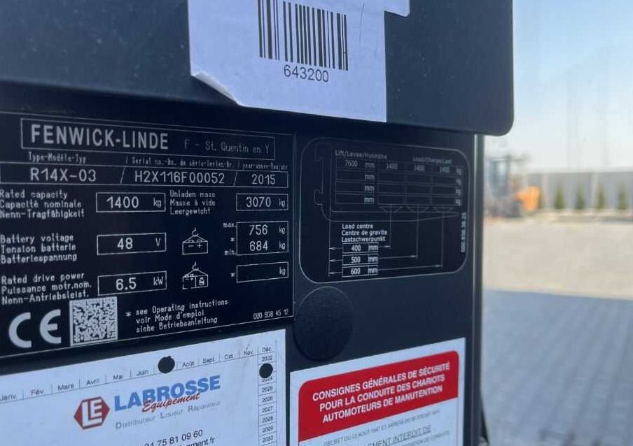 Linde R14X - Skladový zakladač: obrázok 4 Linde R14X - Skladový zakladač: obrázok 4