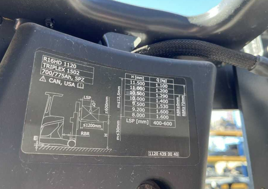 Linde R16HD-01 - Skladový zakladač: obrázok 5 Linde R16HD-01 - Skladový zakladač: obrázok 5