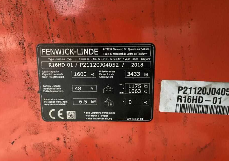 Linde R16HD-01 - Skladový zakladač: obrázok 4 Linde R16HD-01 - Skladový zakladač: obrázok 4