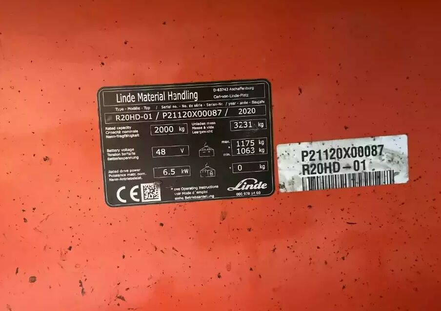 Linde R20HD-01 - Skladový zakladač: obrázok 4 Linde R20HD-01 - Skladový zakladač: obrázok 4