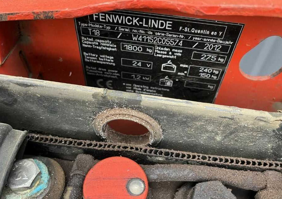 Linde T18 - Paletový vozík: obrázok 4 Linde T18 - Paletový vozík: obrázok 4