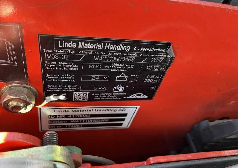 Linde V08 - Vychystávací vozík: obrázok 3 Linde V08 - Vychystávací vozík: obrázok 3