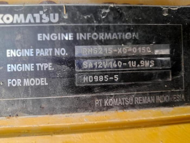 Komatsu SA12V140 - WA800 - HD785 - HD985 - D475 engine - - Motor: obrázok 5 Komatsu SA12V140 - WA800 - HD785 - HD985 - D475 engine - - Motor: obrázok 5