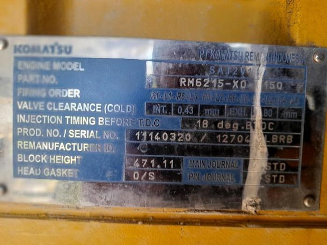 Komatsu SA12V140 - WA800 - HD785 - HD985 - D475 engine - - Motor: obrázok 4 Komatsu SA12V140 - WA800 - HD785 - HD985 - D475 engine - - Motor: obrázok 4