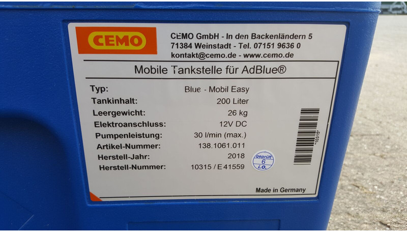 ADBLUE tank - Cisternové vozidlo: obrázok 4 ADBLUE tank - Cisternové vozidlo: obrázok 4