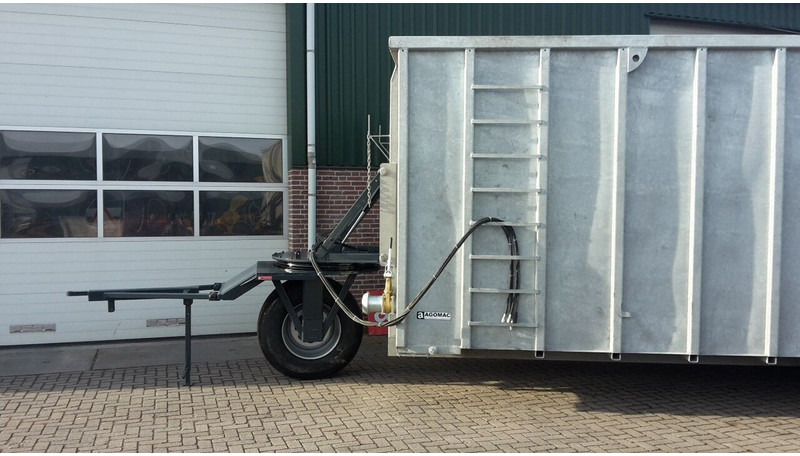 Mestcontainer met neuswiel - Rozmetač hnojiva: obrázok 1 Mestcontainer met neuswiel - Rozmetač hnojiva: obrázok 1