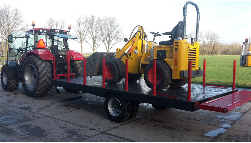 Oprijwagen 10 ton - Plošinový/ Valníkový príves: obrázok 1 Oprijwagen 10 ton - Plošinový/ Valníkový príves: obrázok 1