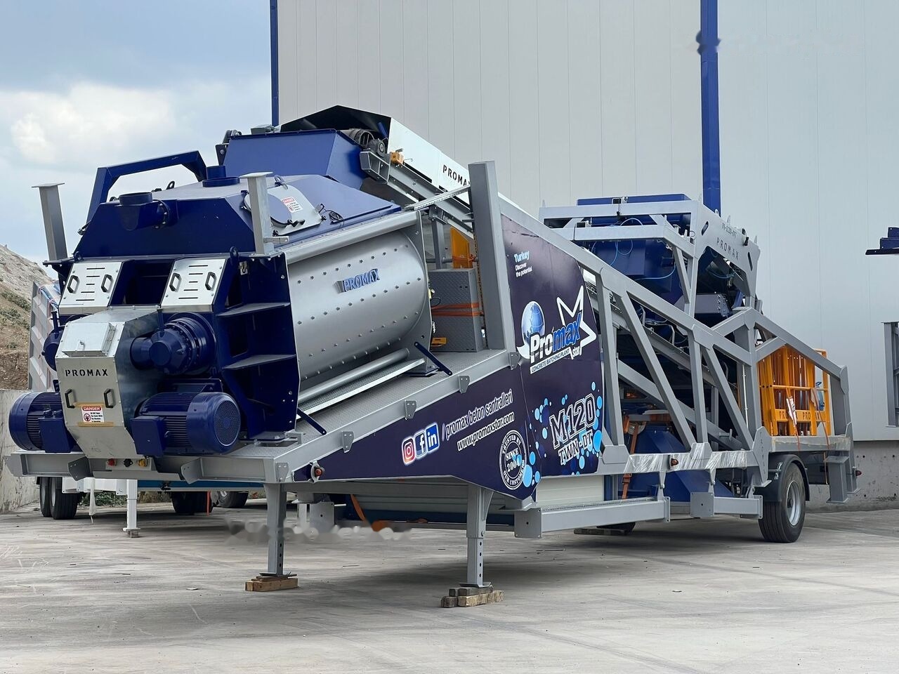 Promax Mobile Concrete Batching Plant PROMAX M120-TWN DT (120m³/h) - Betonáreň: obrázok 5 Promax Mobile Concrete Batching Plant PROMAX M120-TWN DT (120m³/h) - Betonáreň: obrázok 5