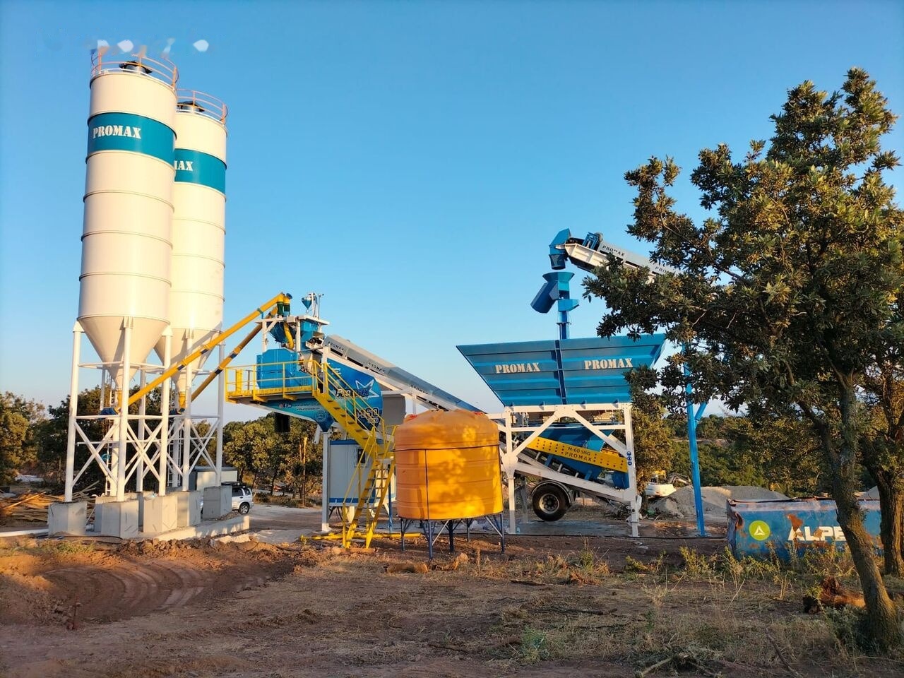 Promax Mobile Concrete Batching Plant PROMAX M60-SNG (60m3/h) - Betonáreň: obrázok 4 Promax Mobile Concrete Batching Plant PROMAX M60-SNG (60m3/h) - Betonáreň: obrázok 4