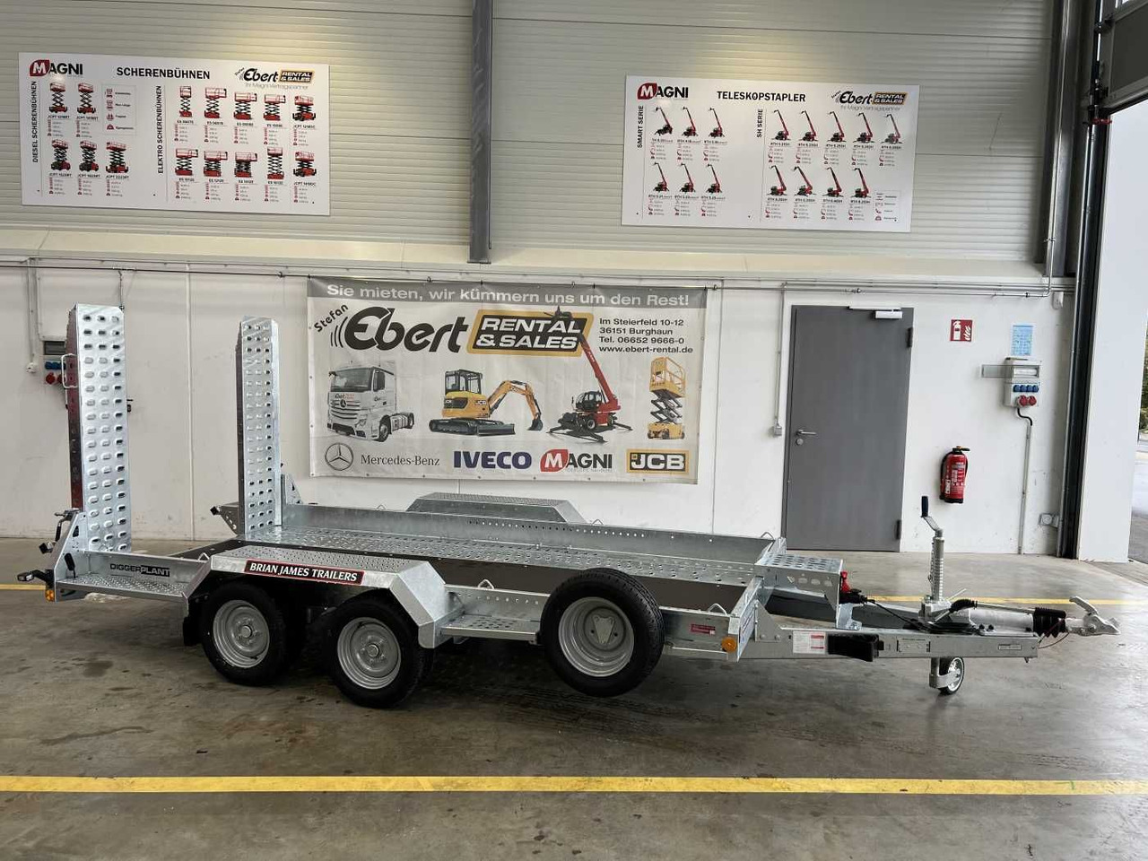 Brian James Cargo Digger Plant 2 / Länge 3.700mm / 3.500kg - Príves podvalník: obrázok 1 Brian James Cargo Digger Plant 2 / Länge 3.700mm / 3.500kg - Príves podvalník: obrázok 1