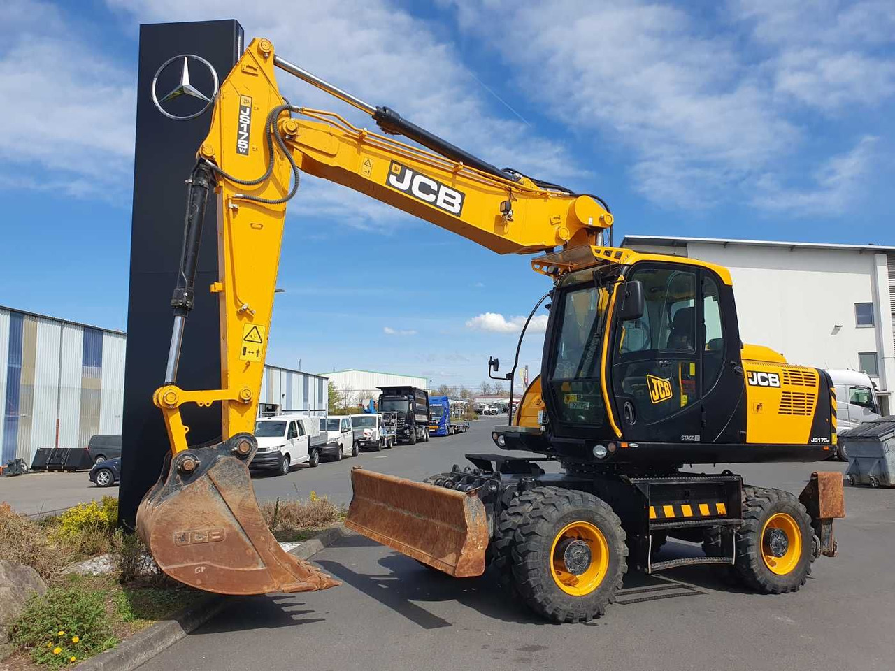 JCB JS 175 W / 2024 / nur 622h! / 1x Tieflöffel - Kolesové rýpadlo: obrázok 1 JCB JS 175 W / 2024 / nur 622h! / 1x Tieflöffel - Kolesové rýpadlo: obrázok 1