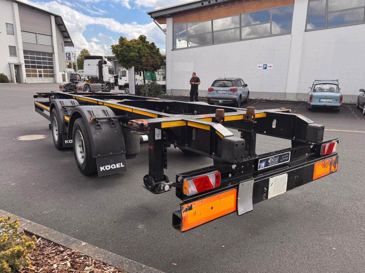 Kögel ZW 18 Lafette SAF Achsen 15.910kg Nutzlast - Príves preprava kontajnerov/ Výmenná nadstavba: obrázok 3 Kögel ZW 18 Lafette SAF Achsen 15.910kg Nutzlast - Príves preprava kontajnerov/ Výmenná nadstavba: obrázok 3