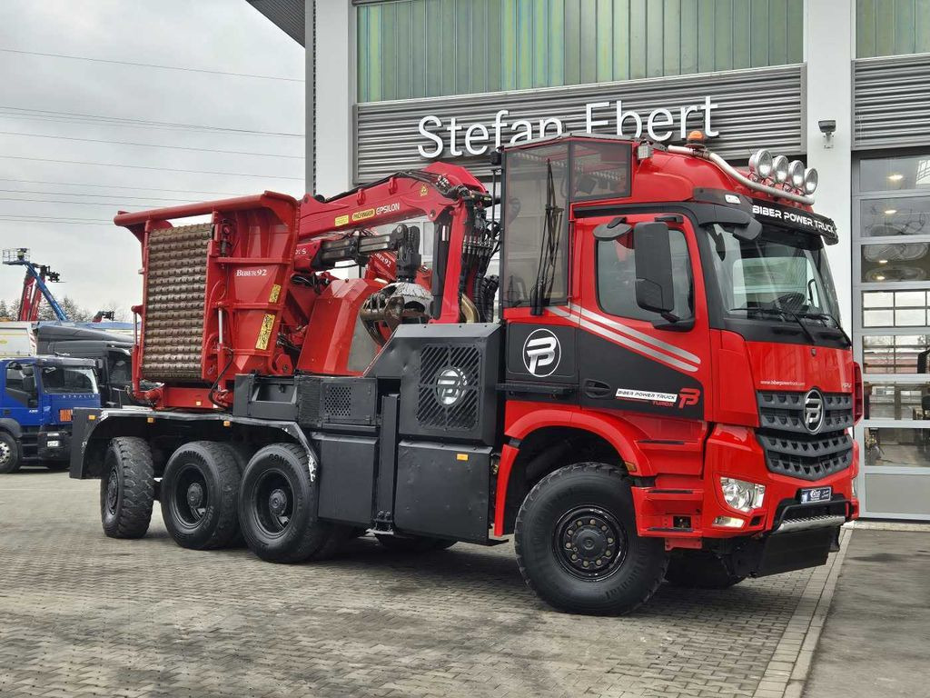 Mercedes-Benz TUROX 8x8 Eschlböck Biber 92 Holzhacker / 1.512h - Nákladné vozidlo na prepravu dreva: obrázok 5 Mercedes-Benz TUROX 8x8 Eschlböck Biber 92 Holzhacker / 1.512h - Nákladné vozidlo na prepravu dreva: obrázok 5