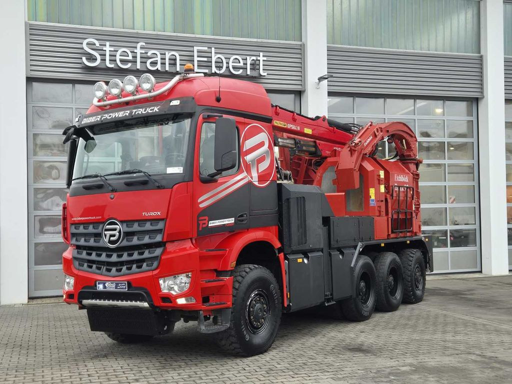 Mercedes-Benz TUROX 8x8 Eschlböck Biber 92 Holzhacker / 1.512h - Nákladné vozidlo na prepravu dreva: obrázok 1 Mercedes-Benz TUROX 8x8 Eschlböck Biber 92 Holzhacker / 1.512h - Nákladné vozidlo na prepravu dreva: obrázok 1