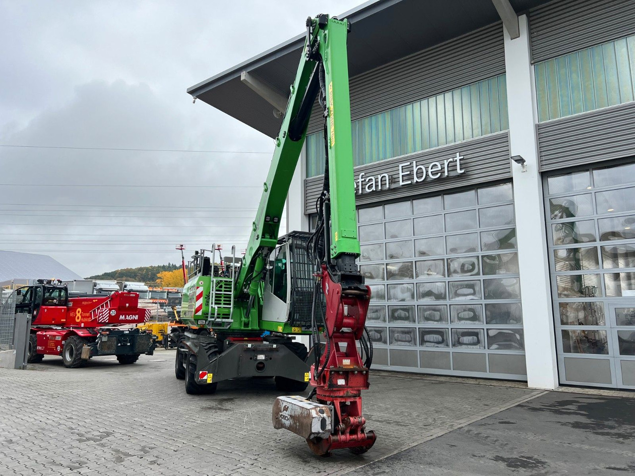 Sennebogen 718 / inkl. Vosch Fällzange / nur 1.965h! - Kolesové rýpadlo: obrázok 3 Sennebogen 718 / inkl. Vosch Fällzange / nur 1.965h! - Kolesové rýpadlo: obrázok 3
