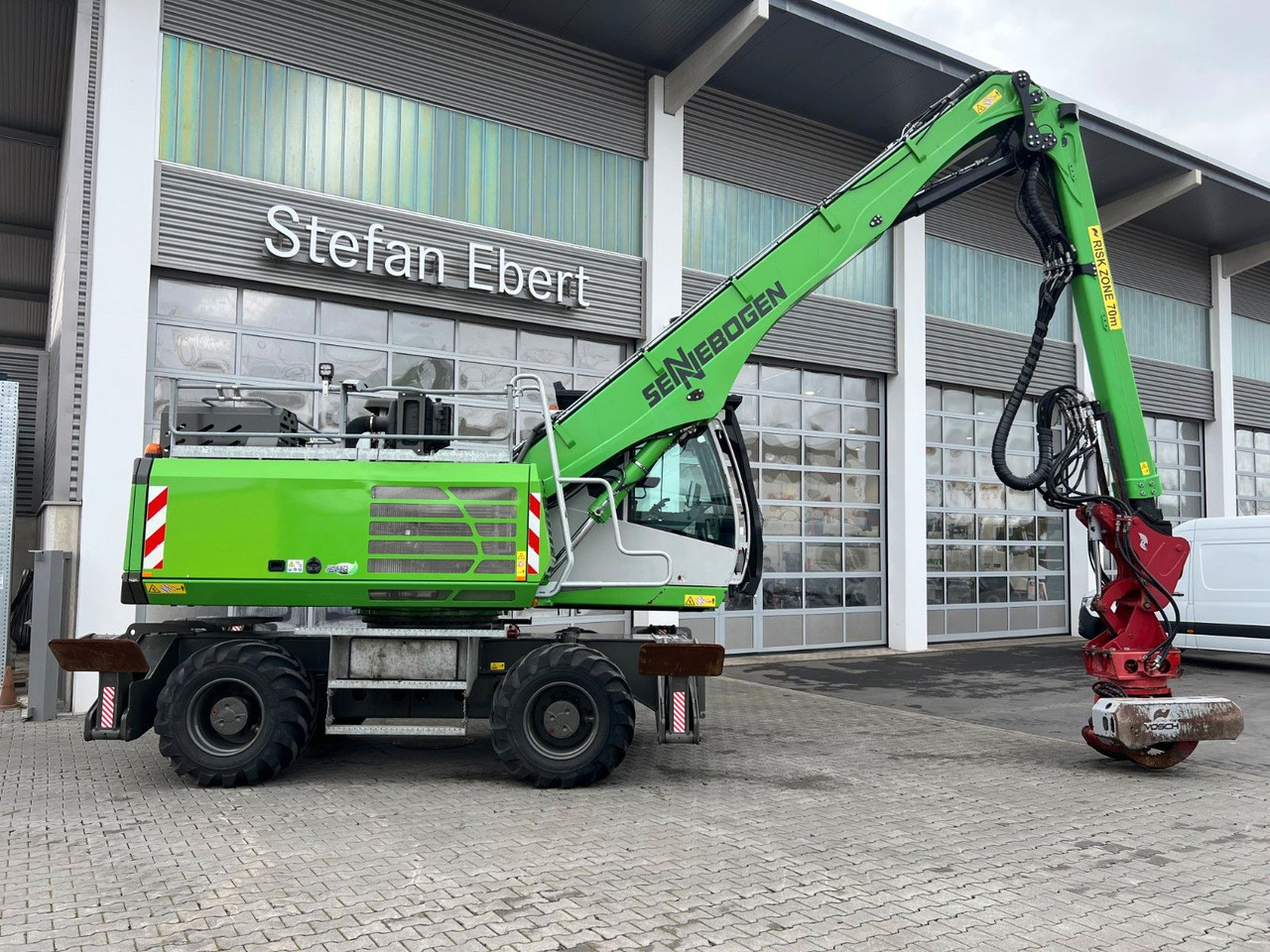 Sennebogen 718 / inkl. Vosch Fällzange / nur 1.965h! - Kolesové rýpadlo: obrázok 1 Sennebogen 718 / inkl. Vosch Fällzange / nur 1.965h! - Kolesové rýpadlo: obrázok 1