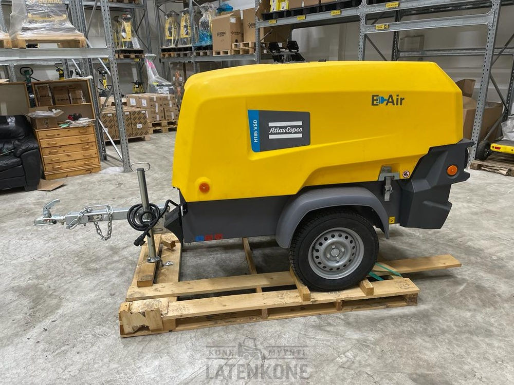 Atlas Copco E-Air H185 VSD Vaunukompressori - Vzduchový kompresor: obrázok 3 Atlas Copco E-Air H185 VSD Vaunukompressori - Vzduchový kompresor: obrázok 3